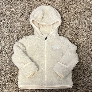 The North Face Cream Sparkle Jacket sz 6-12 months